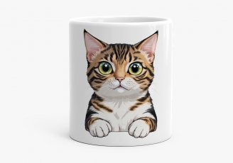 Чашка Миле кошеня з великими очима