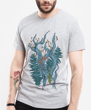 Чоловіча футболка Ящірки в лісовій гущавині