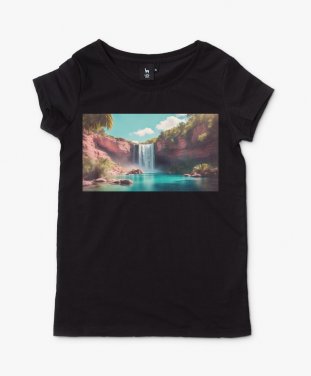 Жіноча футболка Райський Водоспад