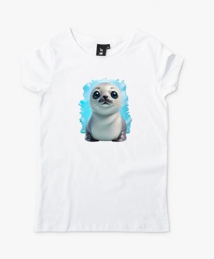 Жіноча футболка Миле маленьке тюленя