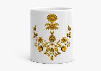 Чашка квітковий тризуб Україна