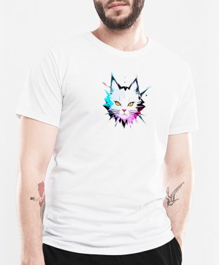 Чоловіча футболка Абстракція котячої мордочки