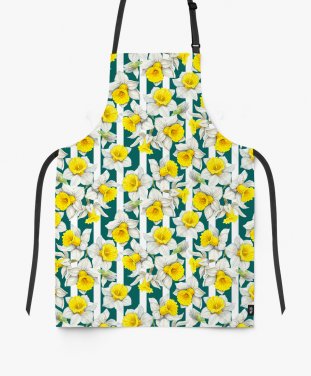 Фартух Daffodils flowers pattern