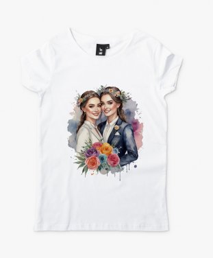 Жіноча футболка ЛГБТ Весілля