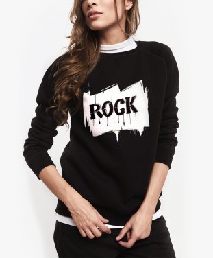 Жіночий світшот Напис "ROCK"