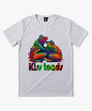 Чоловіча футболка Kiss toads (Поцілунок жаби)