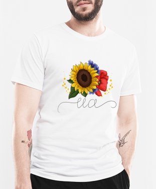 Чоловіча футболка Ukrainian flowers
