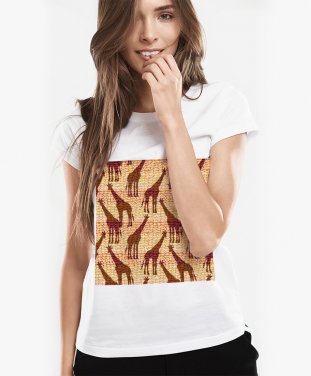 Жіноча футболка Жирафи