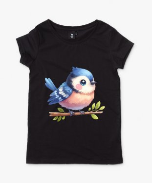 Жіноча футболка Пташка на гілці