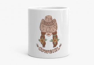 Чашка Ковбойка у ковбойській шляпі / Cowgirl in a cowboy hat