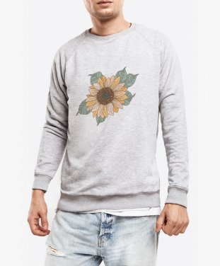 Чоловічий світшот Соняшник / Sunflower