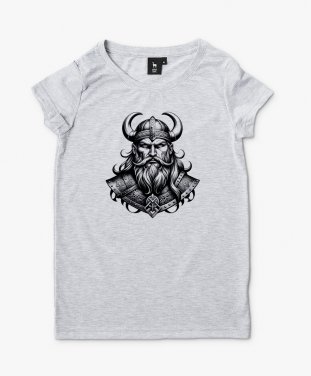 Жіноча футболка Обличчя вікінга