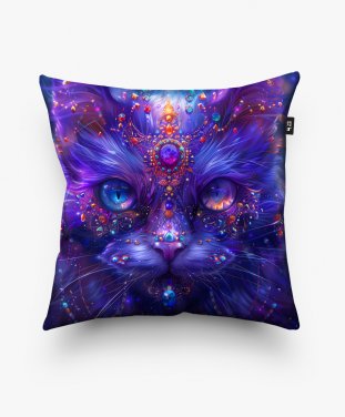 Подушка квадратна fantasy cat