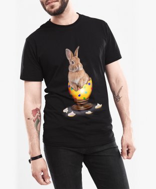 Чоловіча футболка Пасхальний кролик_