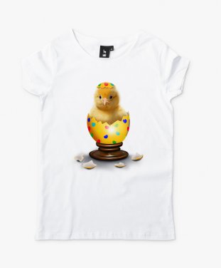 Жіноча футболка Щасливе курча