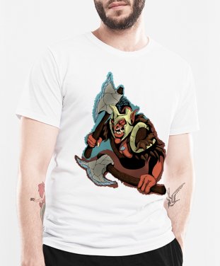 Чоловіча футболка Troll Warlord Dota 2