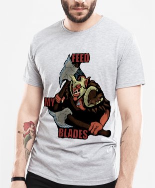 Чоловіча футболка Troll Warlord "Feed my blades"