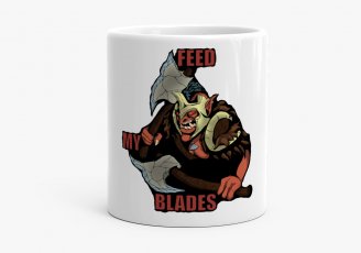 Чашка Troll Warlord "Feed my blades"