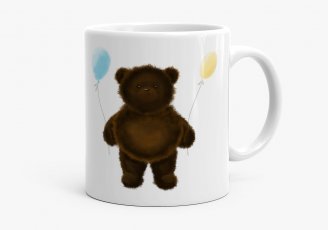 Чашка патріотичний ведмедик