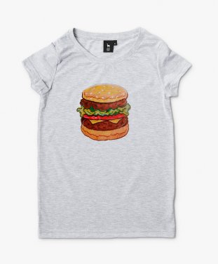 Жіноча футболка гамбургер