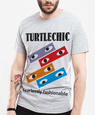 Чоловіча футболка TurtleChic: Безстрашно модний