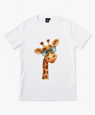 Чоловіча футболка Жираф в окулярах