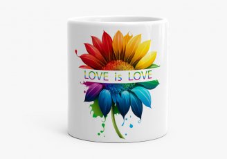 Чашка Love is Love Соняшник LGBT