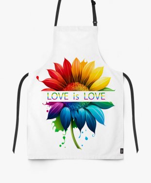 Фартух Love is Love Соняшник LGBT