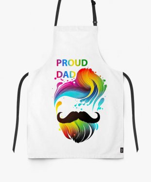 Фартух Proud Dad LGBT