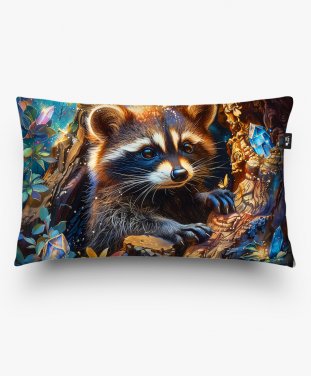 Подушка прямокутна Raccoon