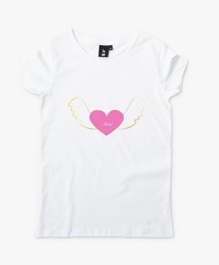 Жіноча футболка heart with wings