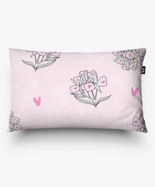 Подушка прямокутна floral print