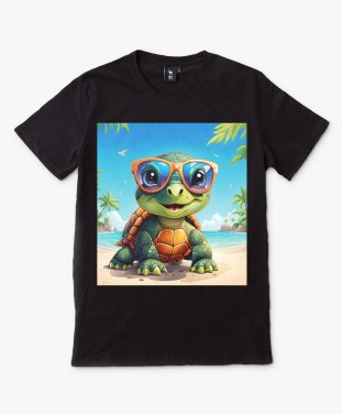 Чоловіча футболка Черепаха в сонцезахисних окулярах