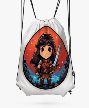 Рюкзак Маленька дівчинка-воїн