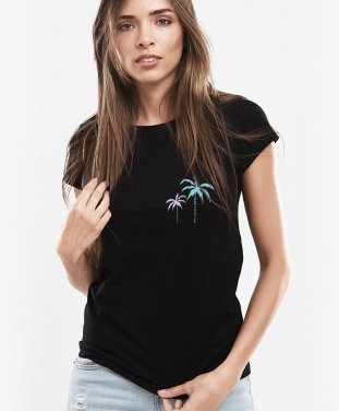 Жіноча футболка palms silhouette