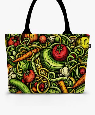 Шопер Vegetables doodle
