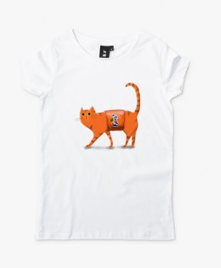 Жіноча футболка Фанта-кіт