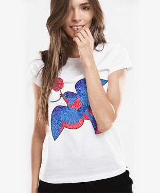 Жіноча футболка Птица счастья