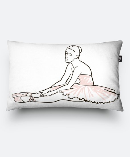 Подушка прямокутна Балерина
