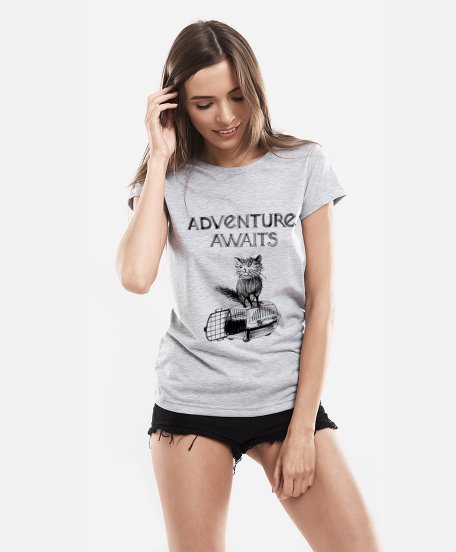 Жіноча футболка Приключения ждут!