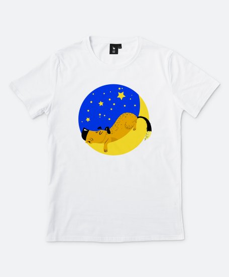 Чоловіча футболка Лунный пёс