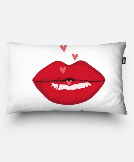 Подушка прямокутна Поцілунок