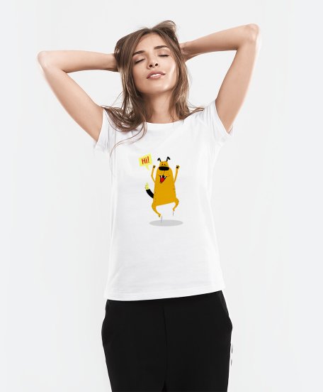 Жіноча футболка Дружелюбный пес