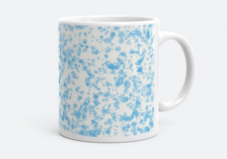 Чашка Голубая абстракция