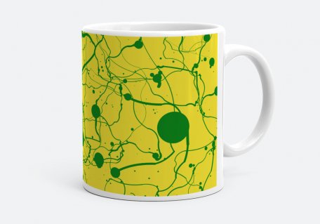 Чашка Желто-зеленое