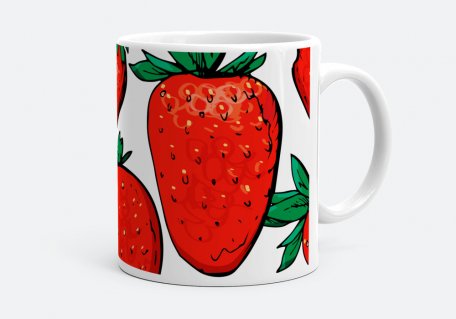 Чашка strawberrys pattern