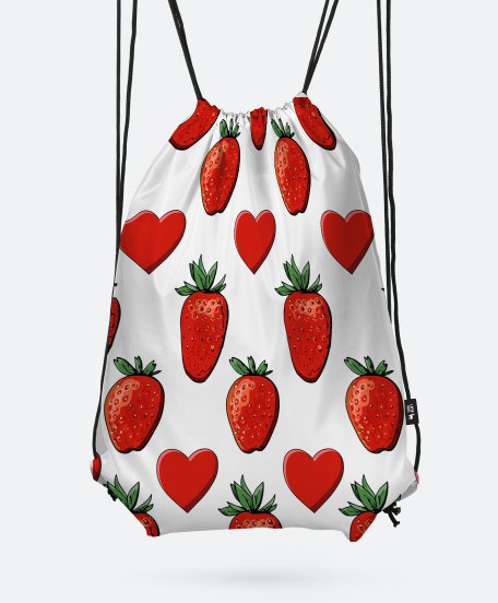 Рюкзак Hearts and strawberries
