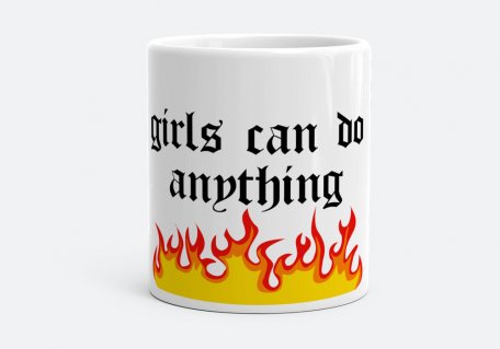 Чашка Girls can do anything