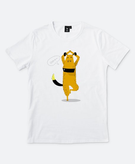 Чоловіча футболка Йога-пёс