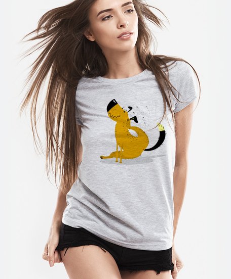 Жіноча футболка Блохастый пёс